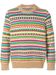 Stella McCartney Patterned Fair Isle Knit Cotton Wool Sweater GQ Rare Size US S / EU 44-46 / 1 - 1 Thumbnail