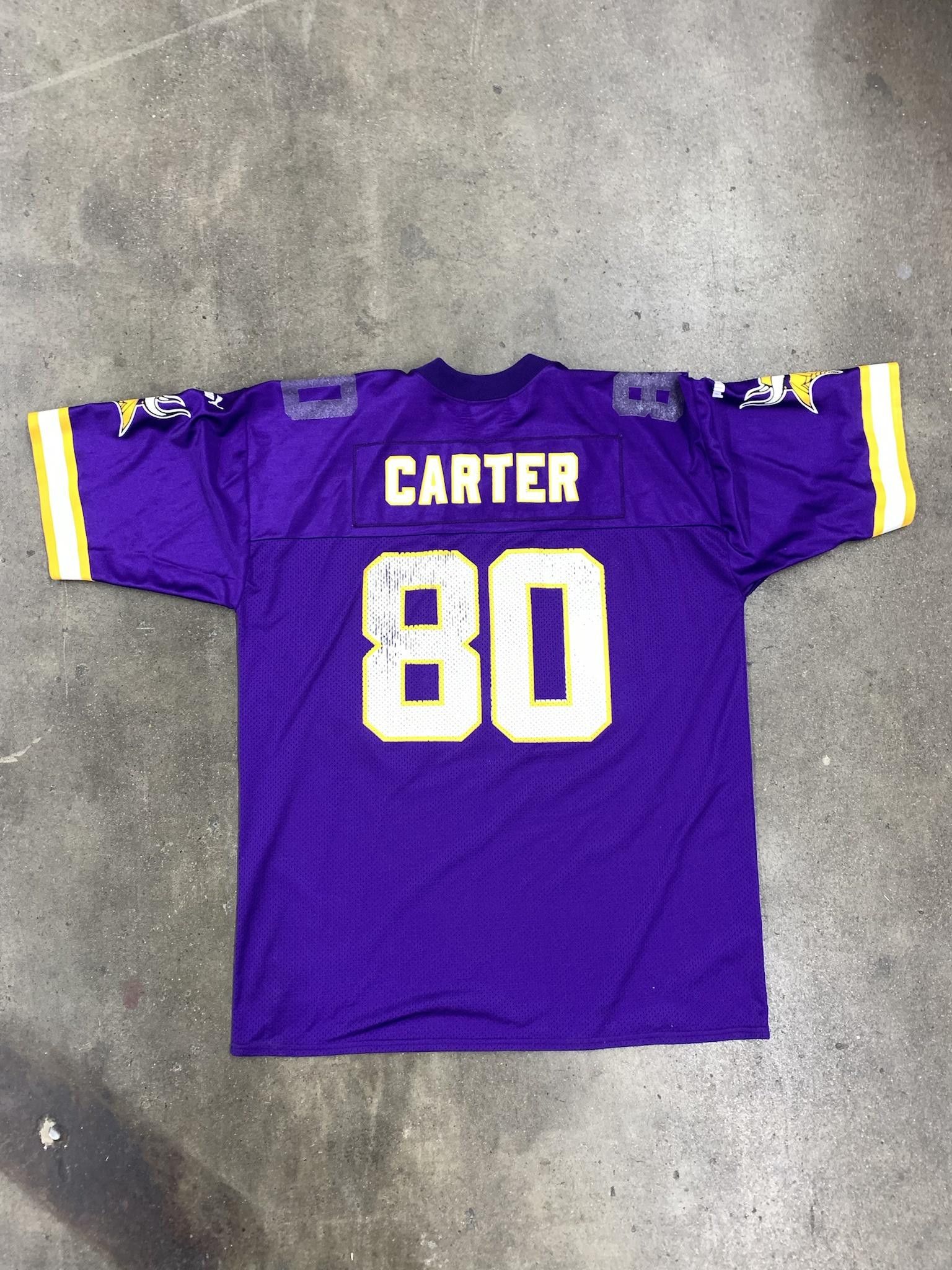 NFL × Vintage Vintage Cris Carter #80 Minnesota Vikings Jersey 1990s NFL Football Jersey Size XL Size US XL / EU 56 / 4 - 5 Thumbnail