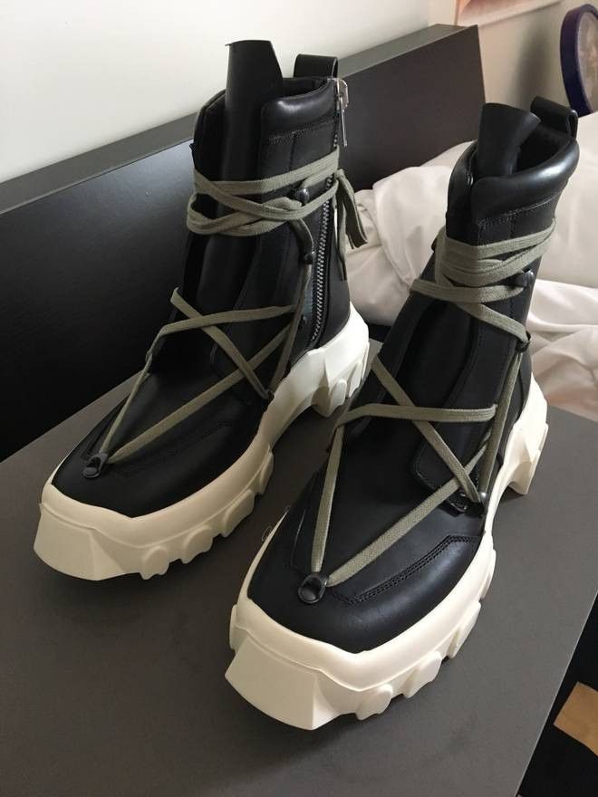 Rick Owens Dirt Hiking Boots | Grailed