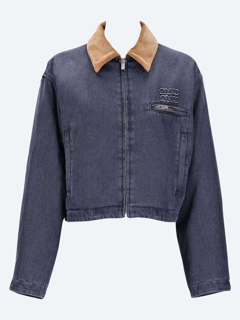 Miu Miu Drill padded jacket Size S / US 4 / IT 40 - 2 Thumbnail