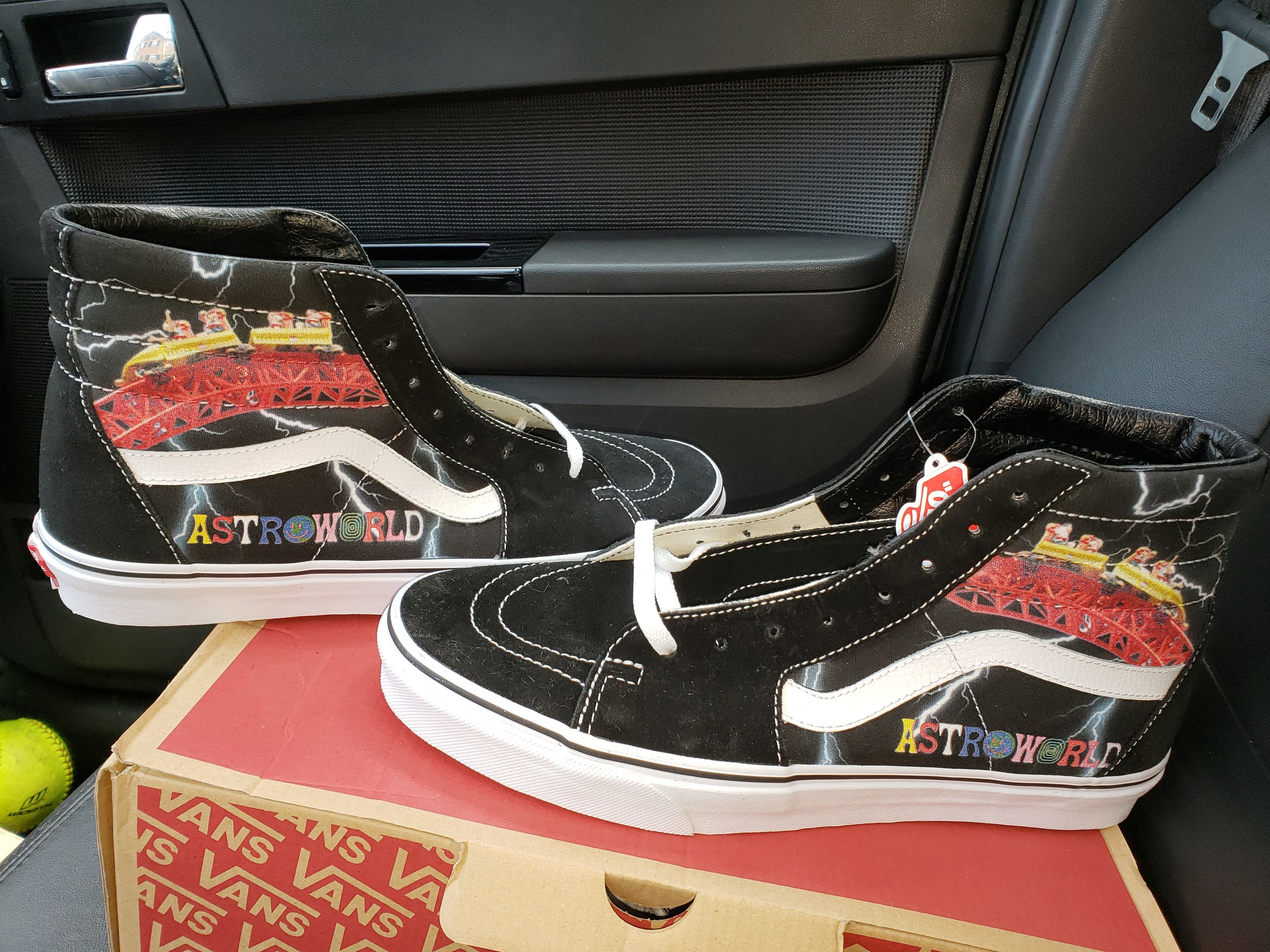 Custom astroworld store vans