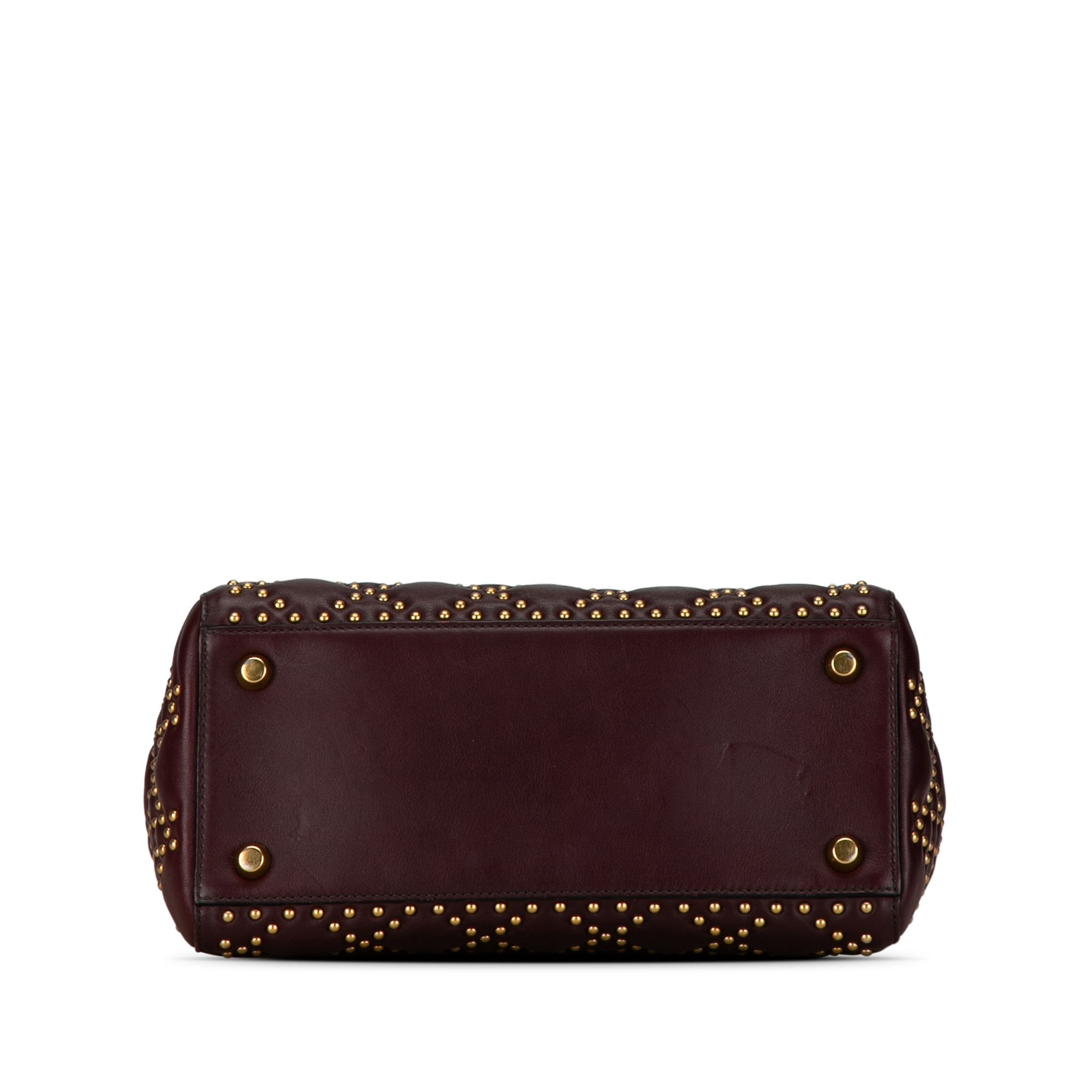 Dior Dior Medium Lambskin Cannage Studded Supple Lady Dior Size ONE SIZE - 4 Thumbnail