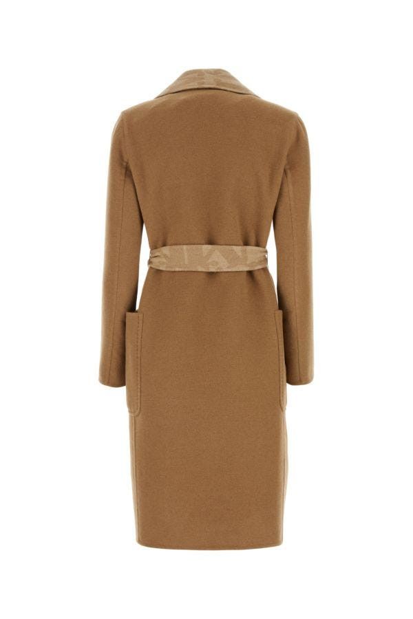 Max Mara Biscuit Camel Abito Coat Size M / US 6-8 / IT 42-44 - 4 Thumbnail