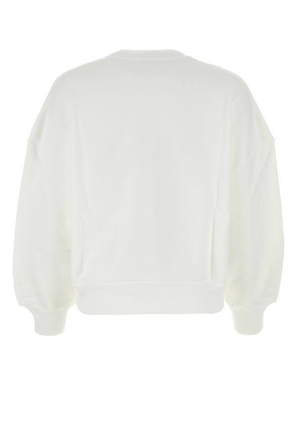 Alexander McQueen White Cotton Sweatshirt Size XS / US 0-2 / IT 36-38 - 4 Thumbnail