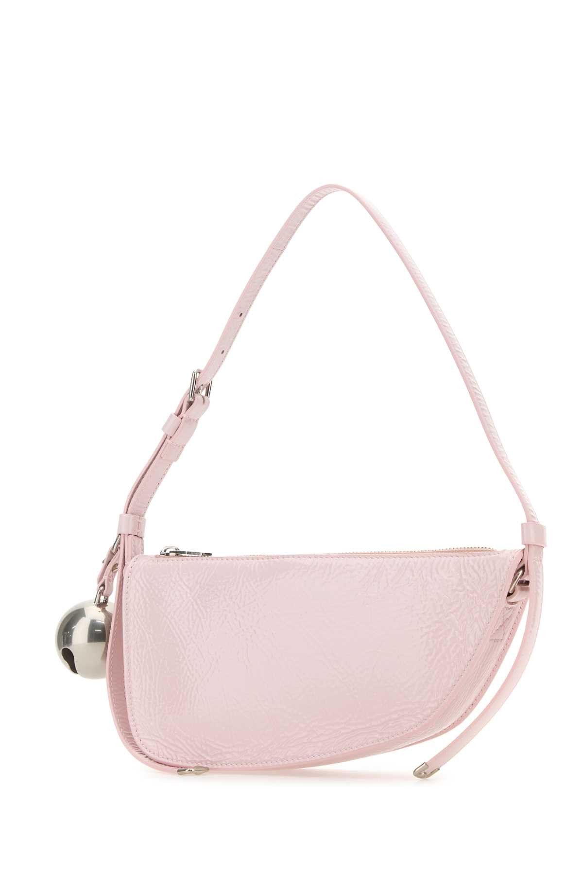 Burberry Pink Leather Knight Small Shoulder Bag Size ONE SIZE - 2 Thumbnail