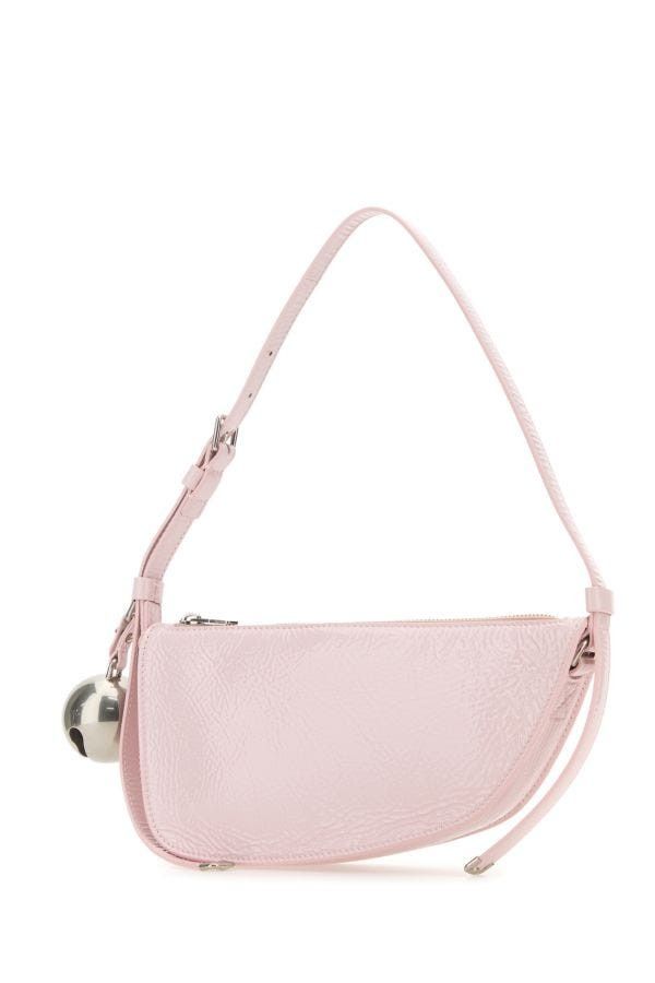 Burberry Pink Leather Knight Small Shoulder Bag Size ONE SIZE - 4 Thumbnail