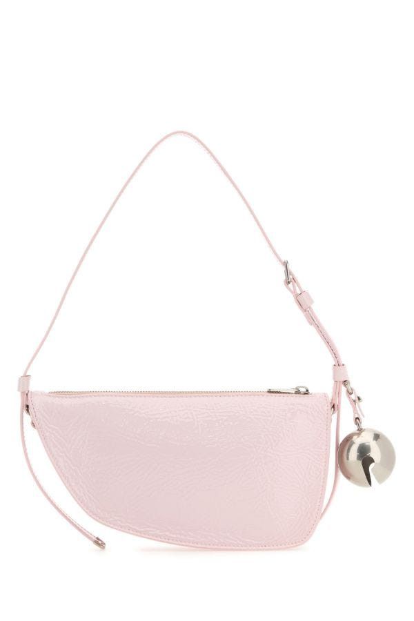 Burberry Pink Leather Knight Small Shoulder Bag Size ONE SIZE - 5 Thumbnail