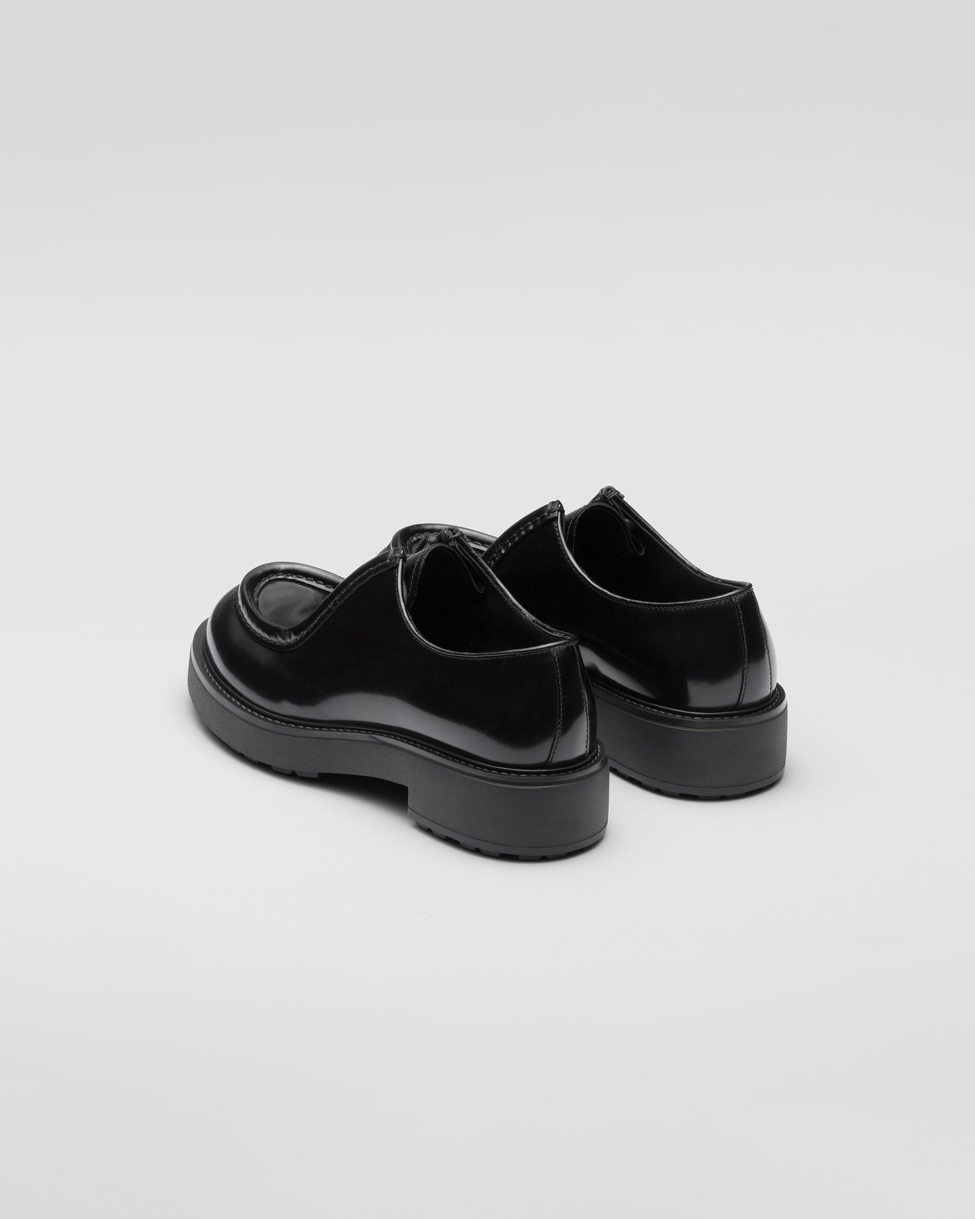 Prada Brushed Leather Lace-up Shoes Size US 9 / EU 42 - 4 Thumbnail