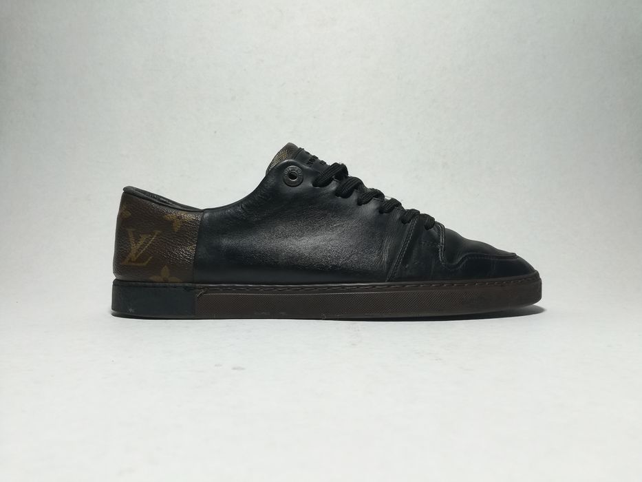 LOUIS VUITTON Monogram Line up Sneakers Size 10