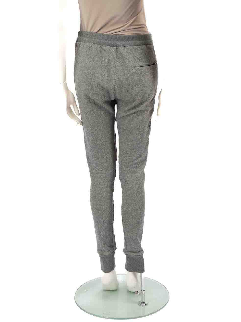 3.1 Phillip Lim Grey Drawstring Quilted Joggers Size 26" / US 2 / IT 38 - 3 Thumbnail