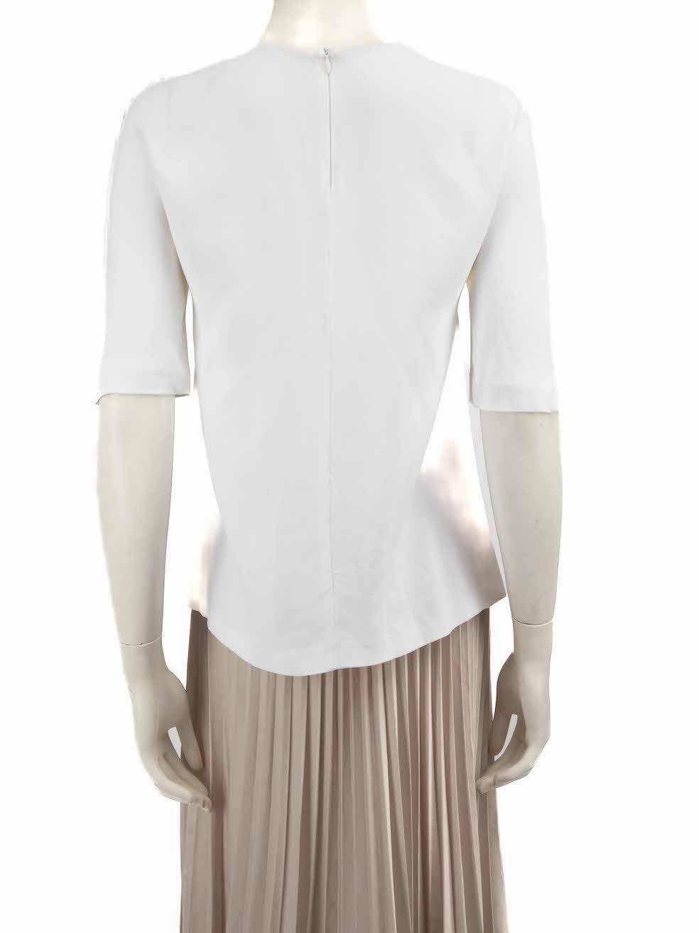 Stella McCartney White Lace Panel Top Size M / US 6-8 / IT 42-44 - 3 Thumbnail