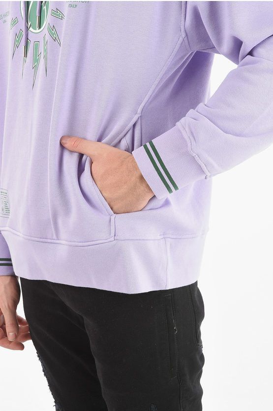 JAMES HARDEN x NEIL BARRETT Easy Fit Hoodie with Printed Log