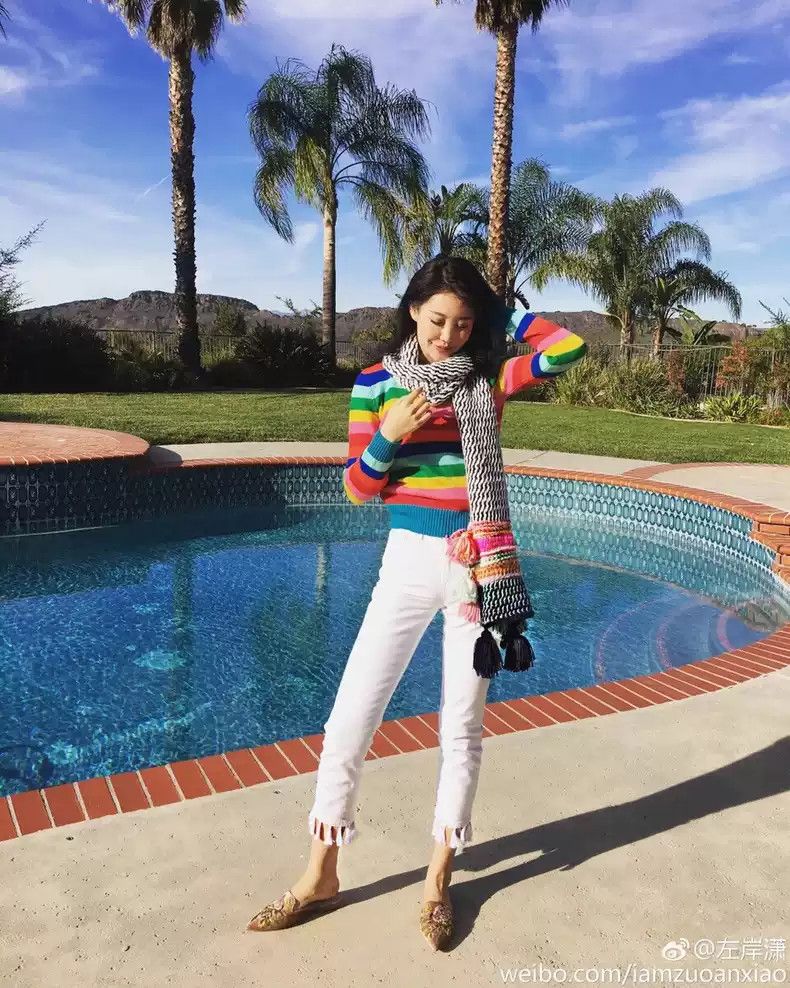 Ysl rainbow sweater hotsell
