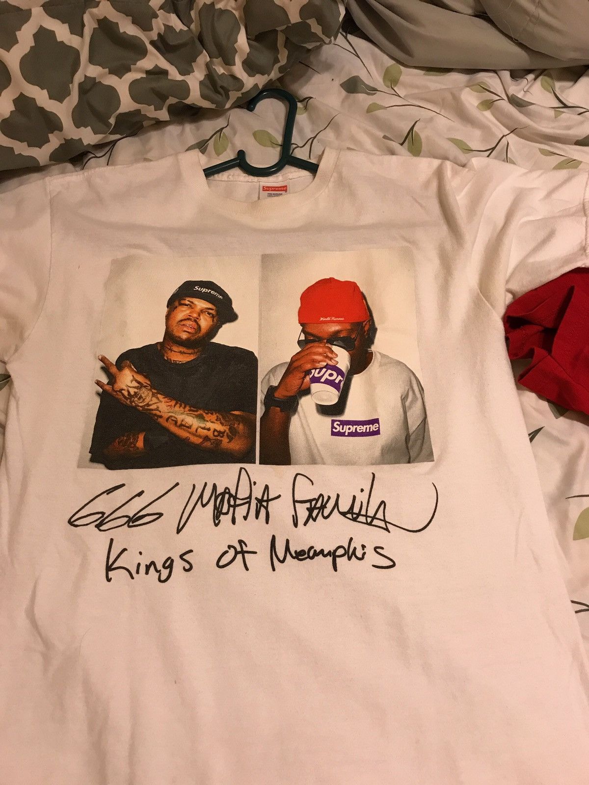 Supreme Three 6 Mafia T-shirt Short Sleeve T Shirts