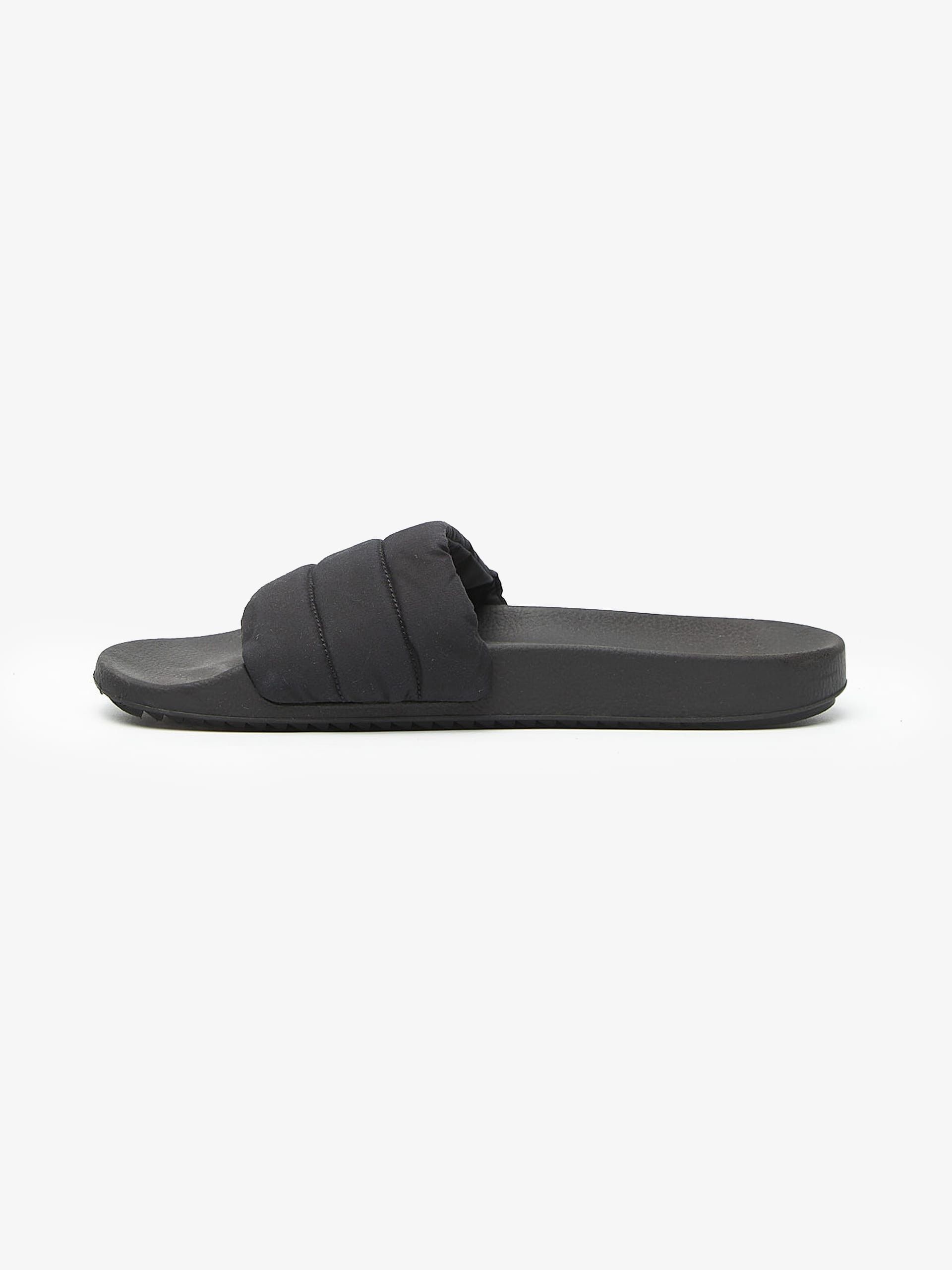 Rick Owens Drkshdw Black Nylon Puffer Slides Size US 10 / EU 43 - 3 Thumbnail