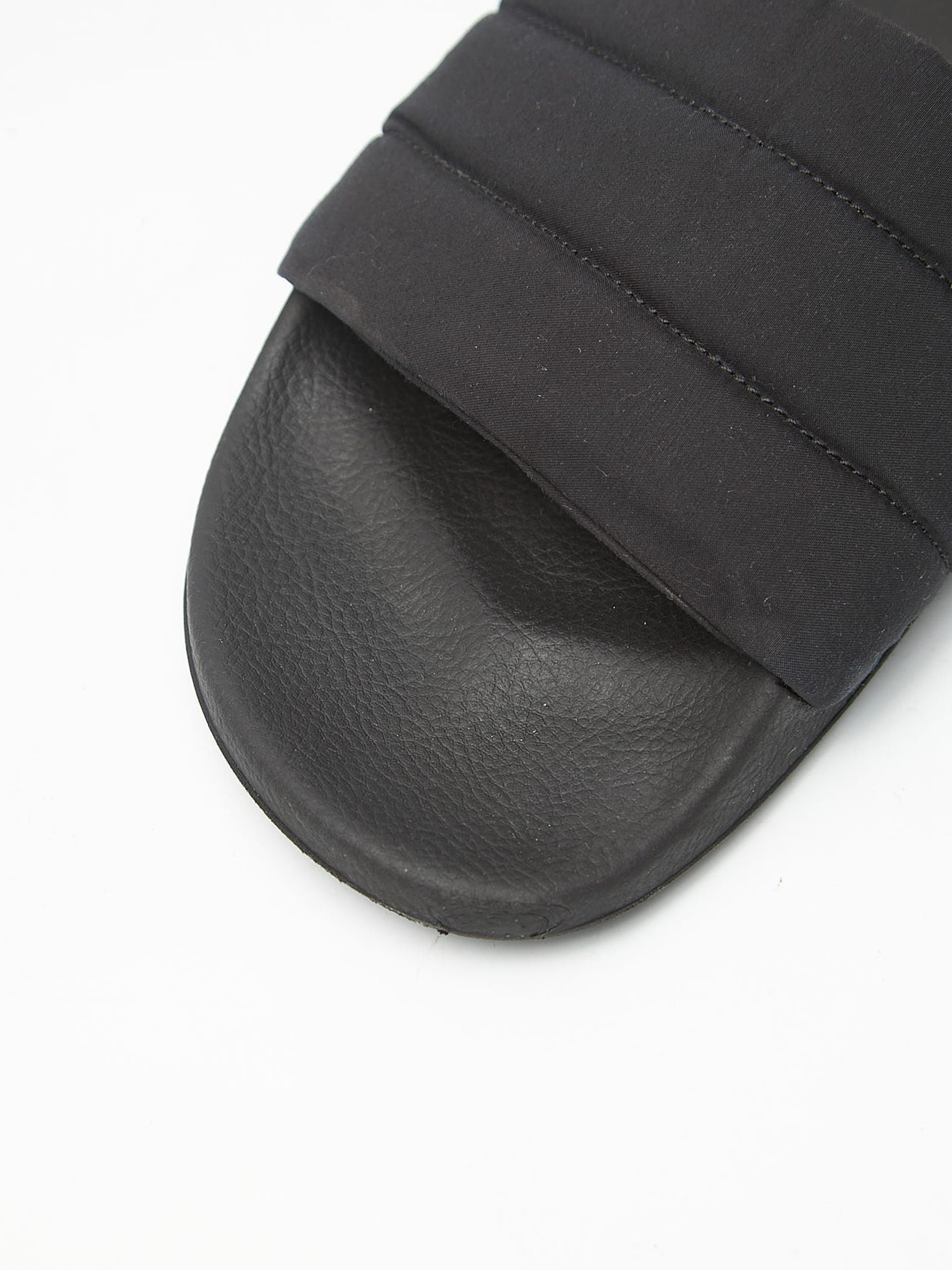 Rick Owens Drkshdw Black Nylon Puffer Slides Size US 10 / EU 43 - 4 Thumbnail