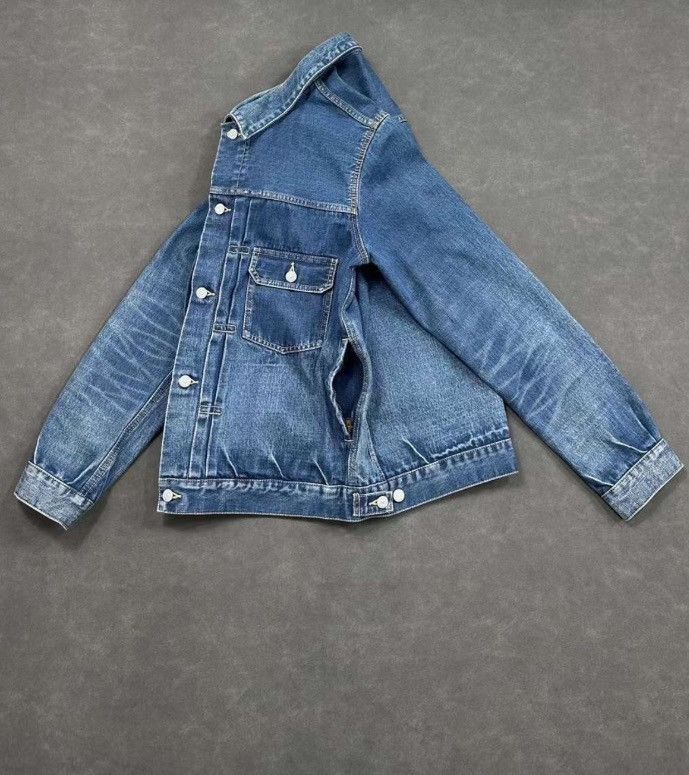 Visvim SS 101XX JKT DMGD-1003 Yellow Mud wash denim Jacket - DMC