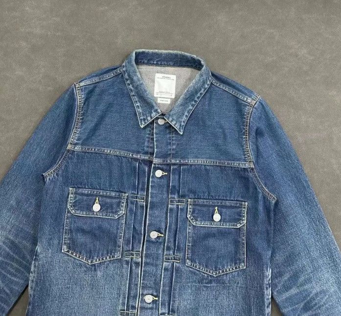 Visvim SS 101XX JKT DMGD-1003 Yellow Mud wash denim Jacket - DMC