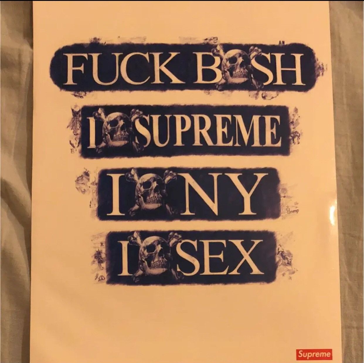Supreme Fuck Bush | Grailed