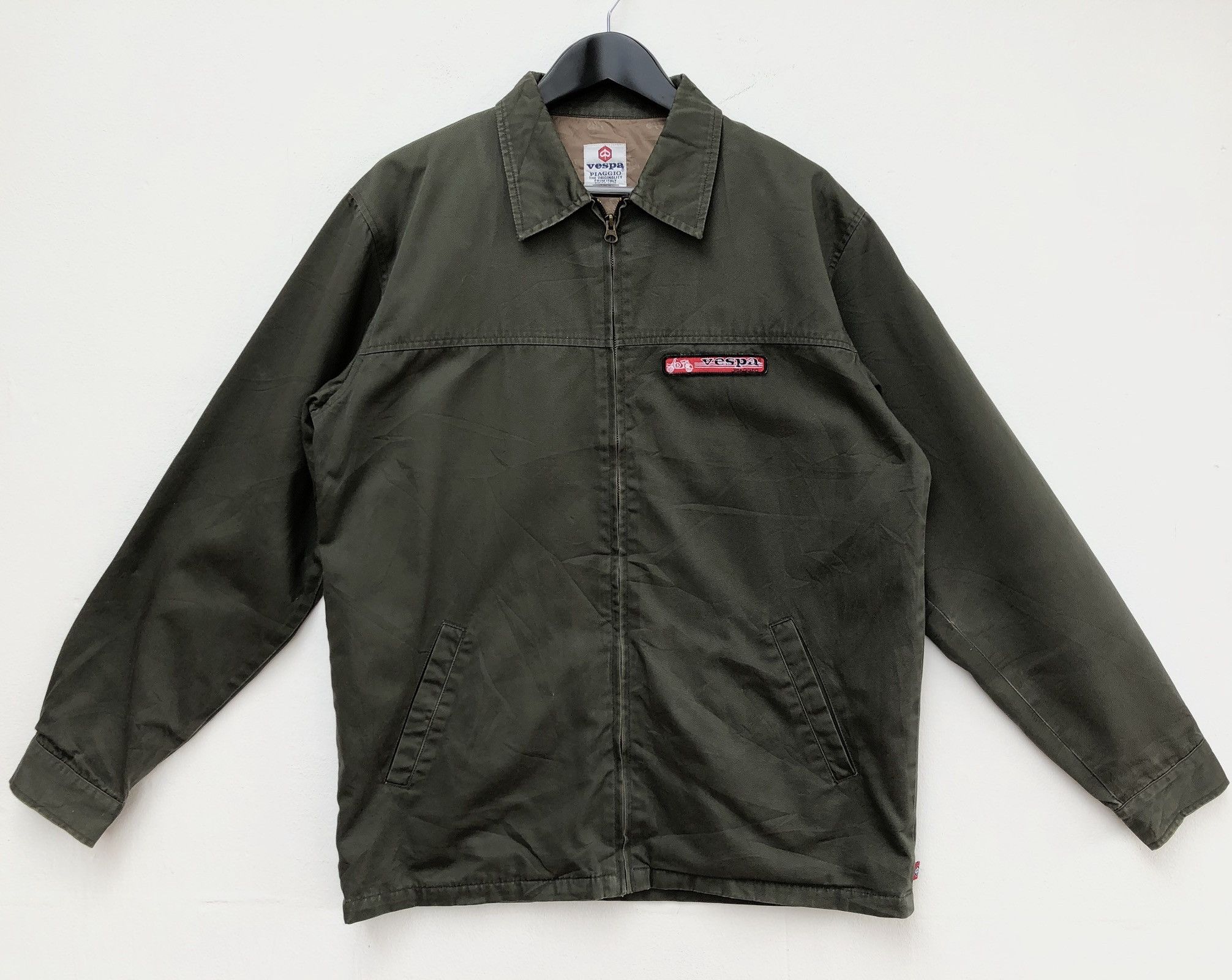 Vintage VESPA PIAGGIO ITALY COMPANY LIGHT JACKET Grailed