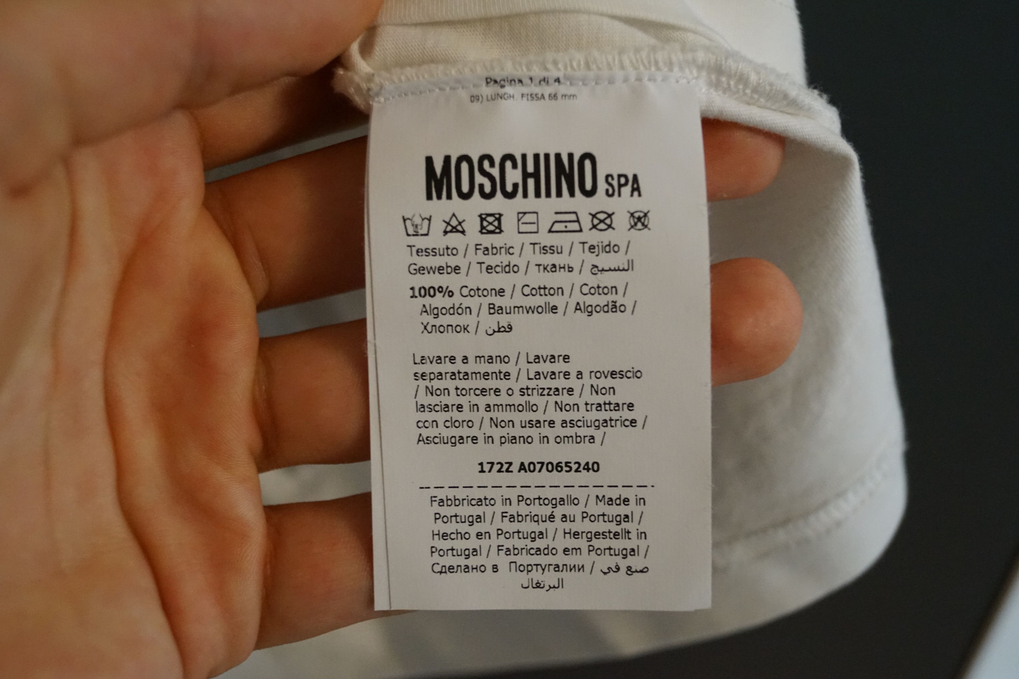 Moschino Moschino Logo Tee Size US M / EU 48-50 / 2 - 4 Thumbnail