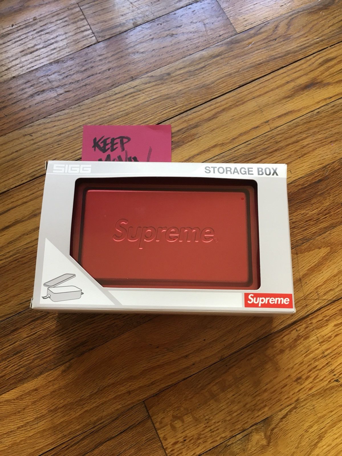 Okinawa Prefecture Supreme Sigg Metal Box Supreme Storage Box