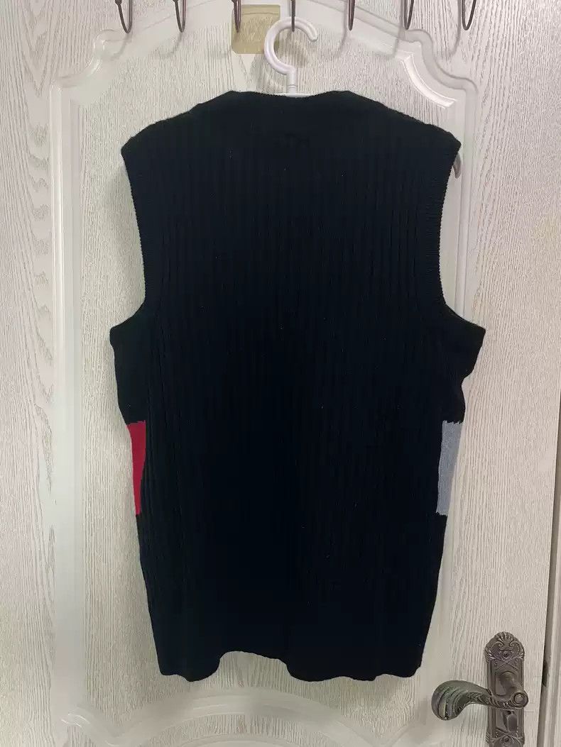 kiko kostadinov 20aw nash ベスト Kiko Kostadinov(キココスタディノフ) NASH INTARSIA VESTニット