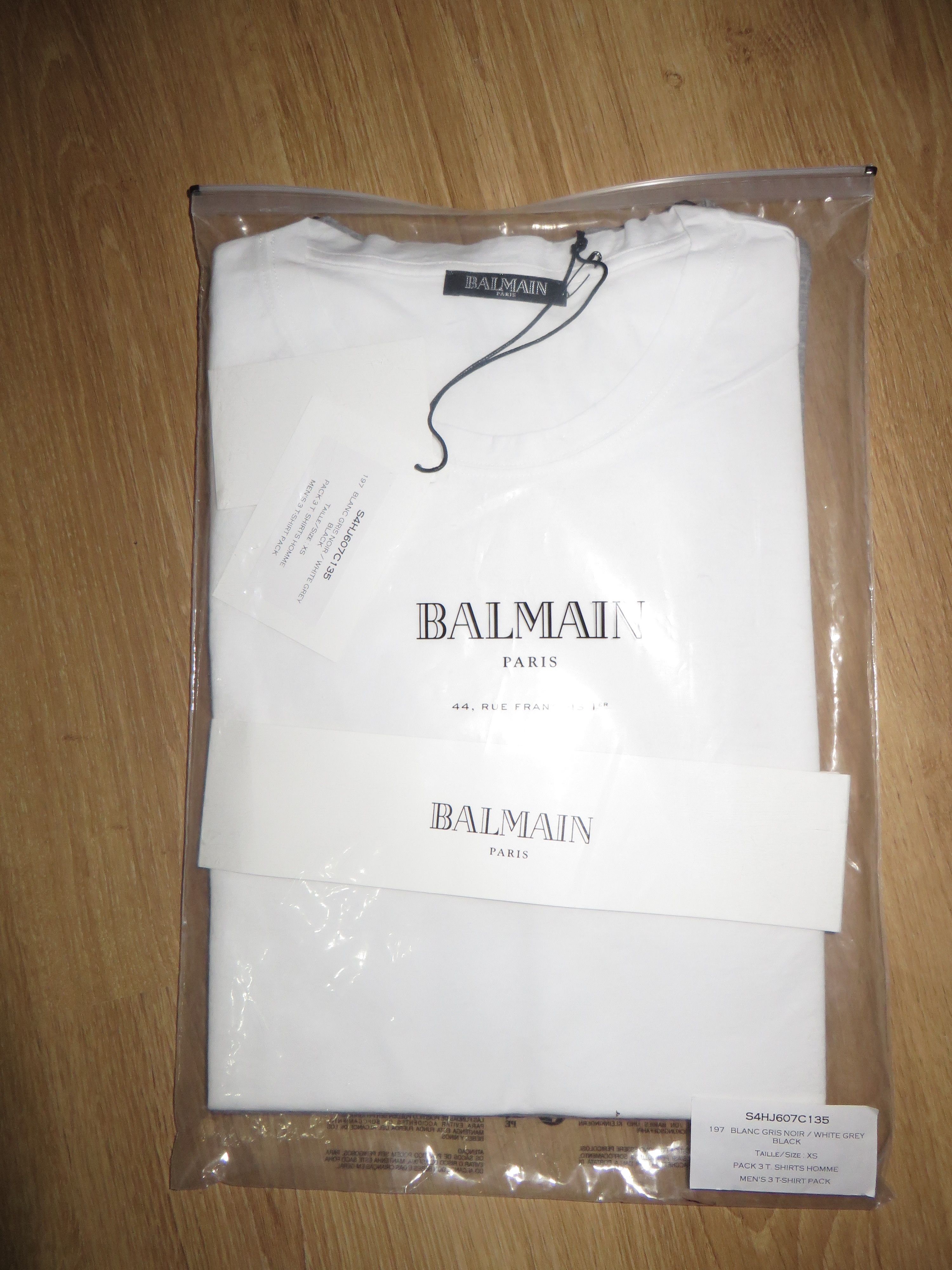 Balmain 3 pack t shirt hotsell