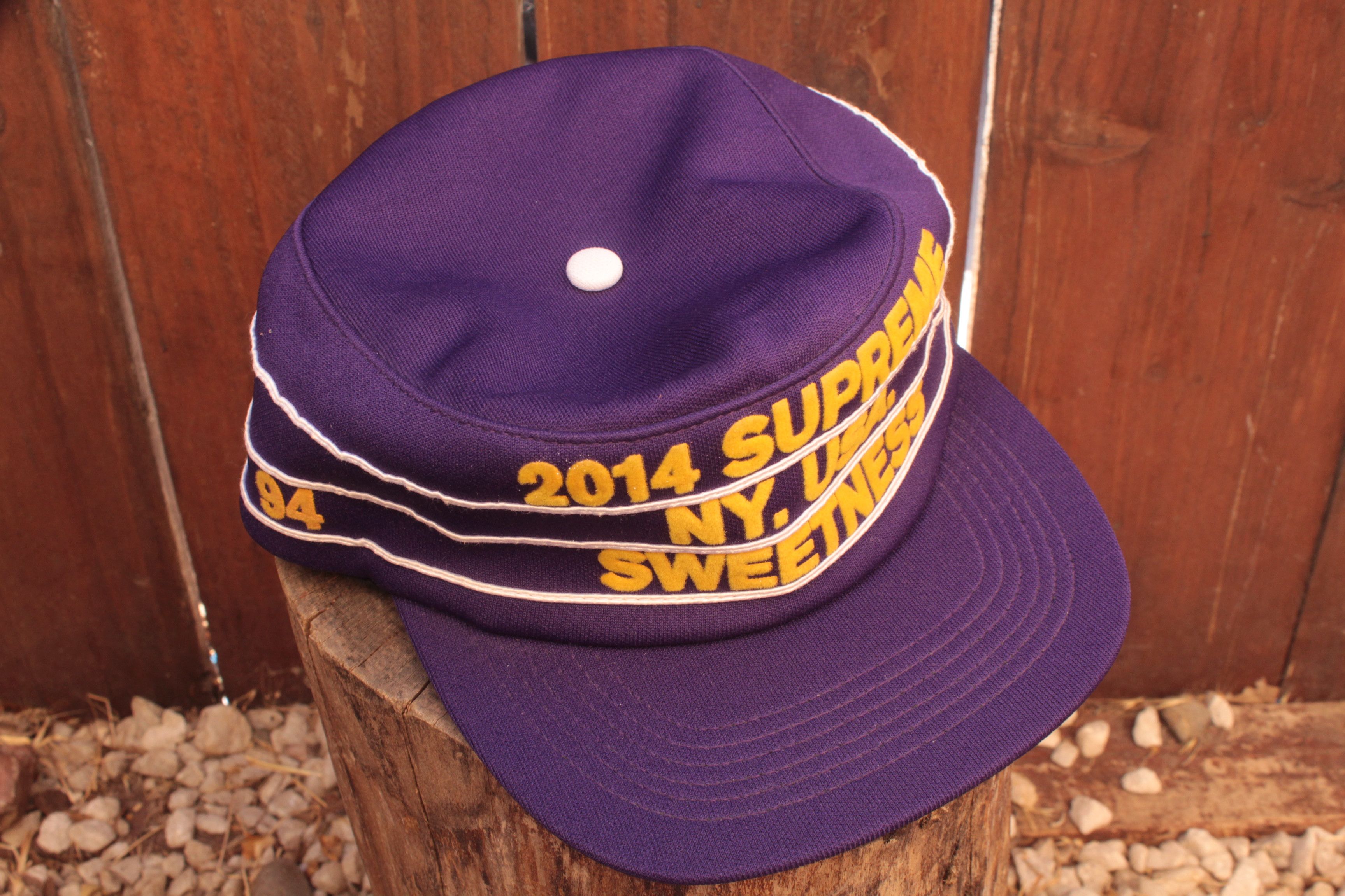 Supreme Supreme Hat Purple Yellow Pillbox Cap Bogo Grailed