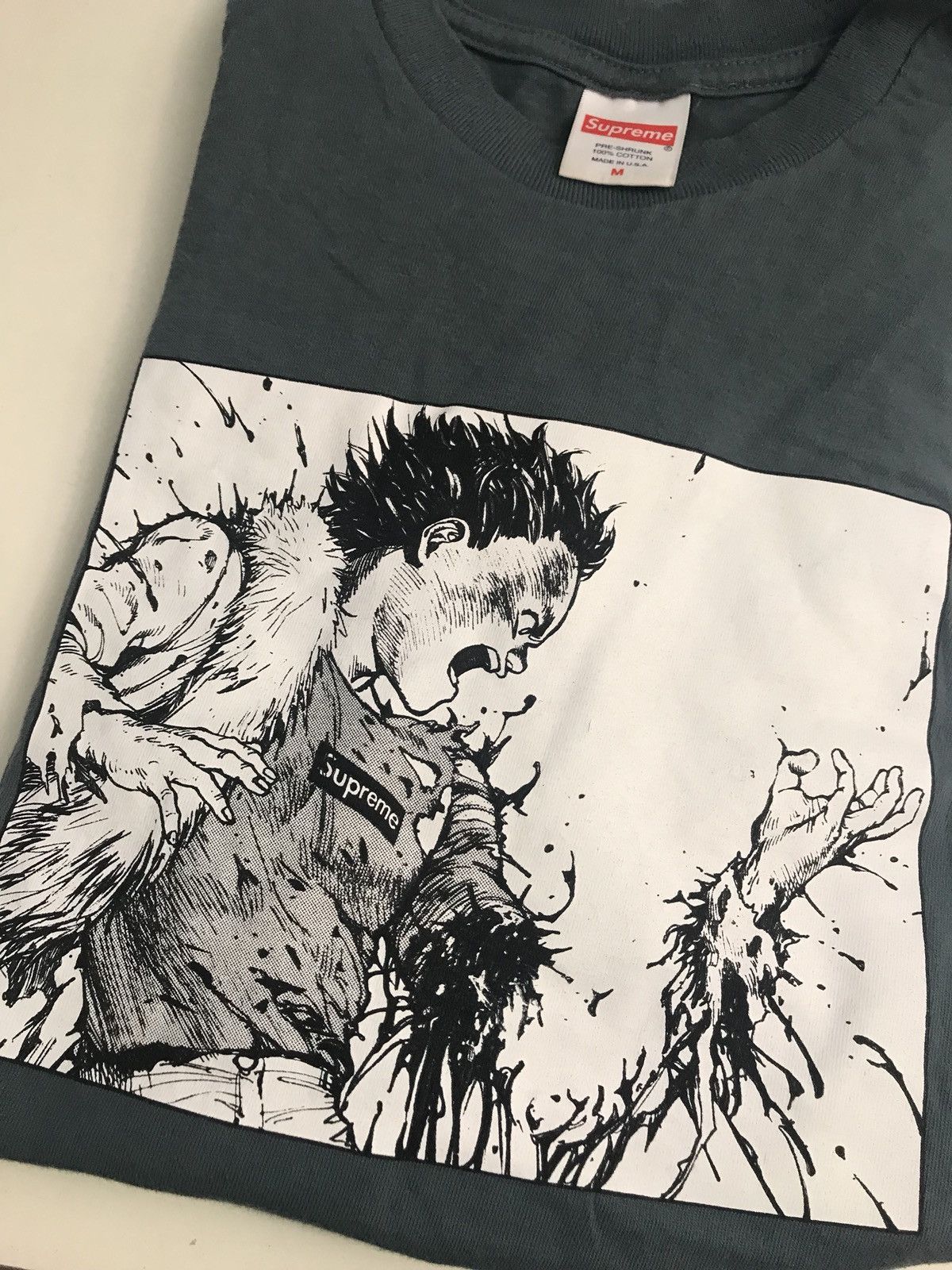 Supreme Supreme X Akira Arm Tee Slate Blue | Grailed