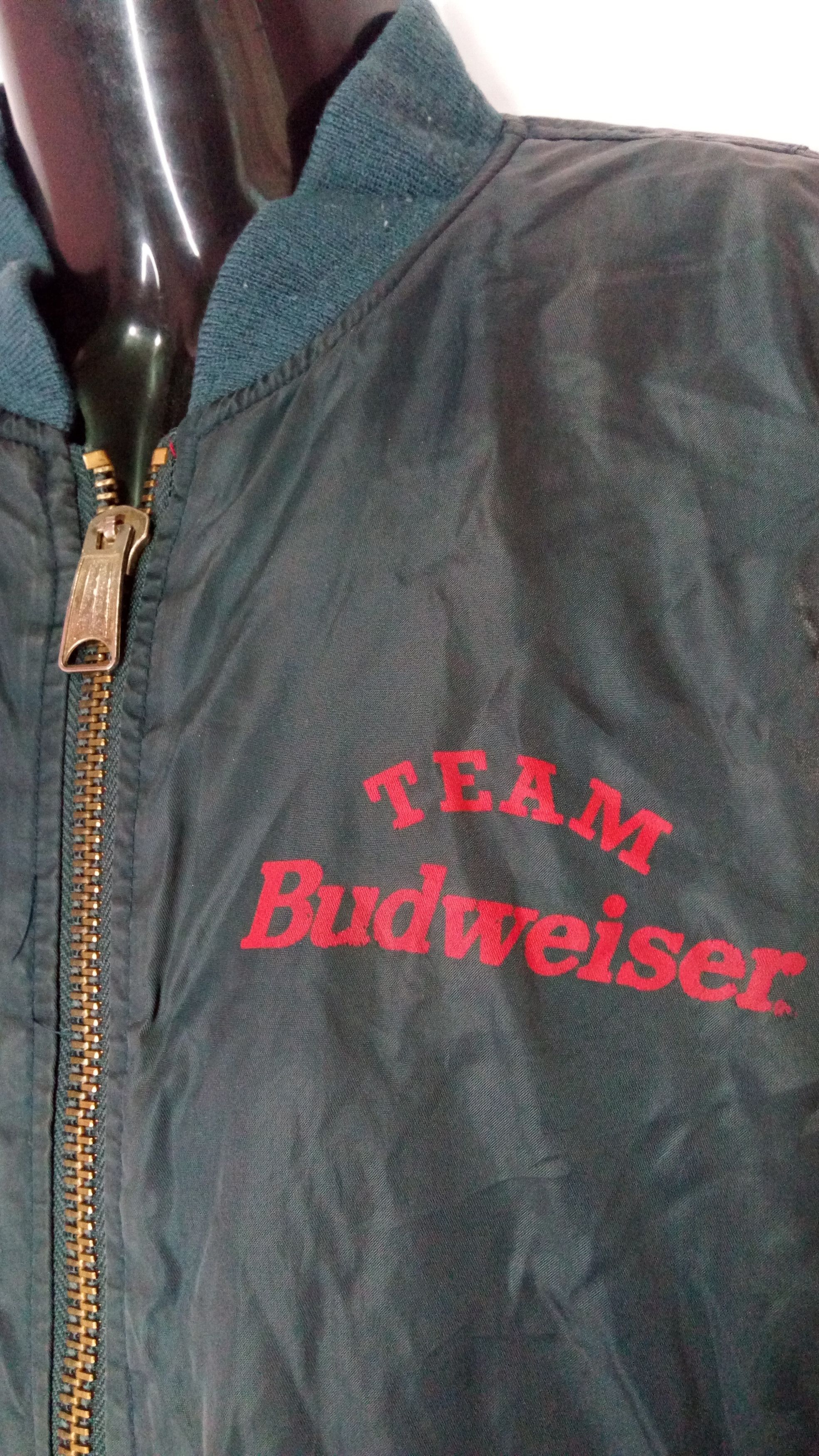 Budweiser vintage budweiser flight jacket bomber jacket over size Size US XL / EU 56 / 4 - 6 Thumbnail
