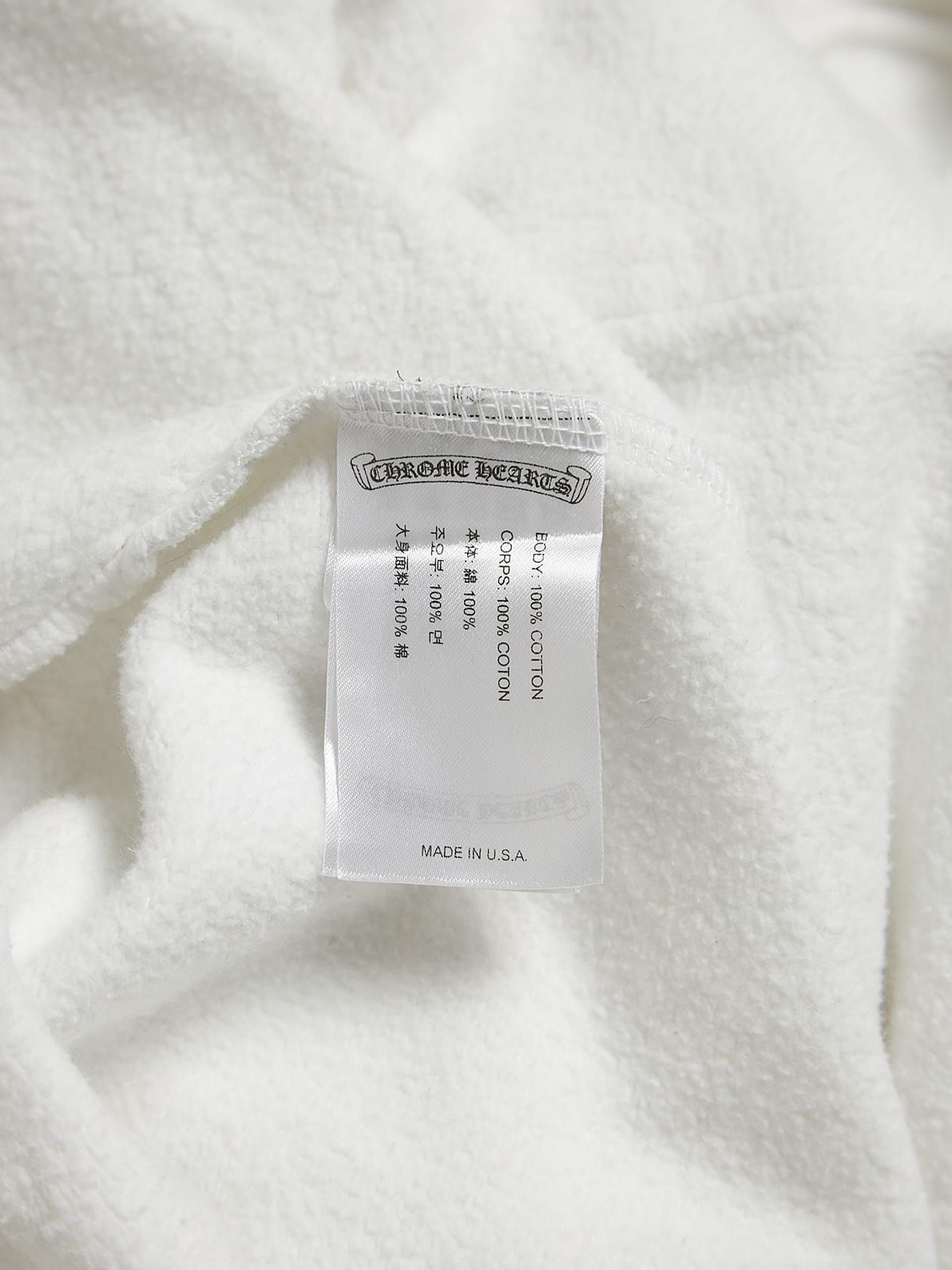 Chrome Hearts White Logo Printed Cotton Hoodie Size US L / EU 52-54 / 3 - 4 Thumbnail