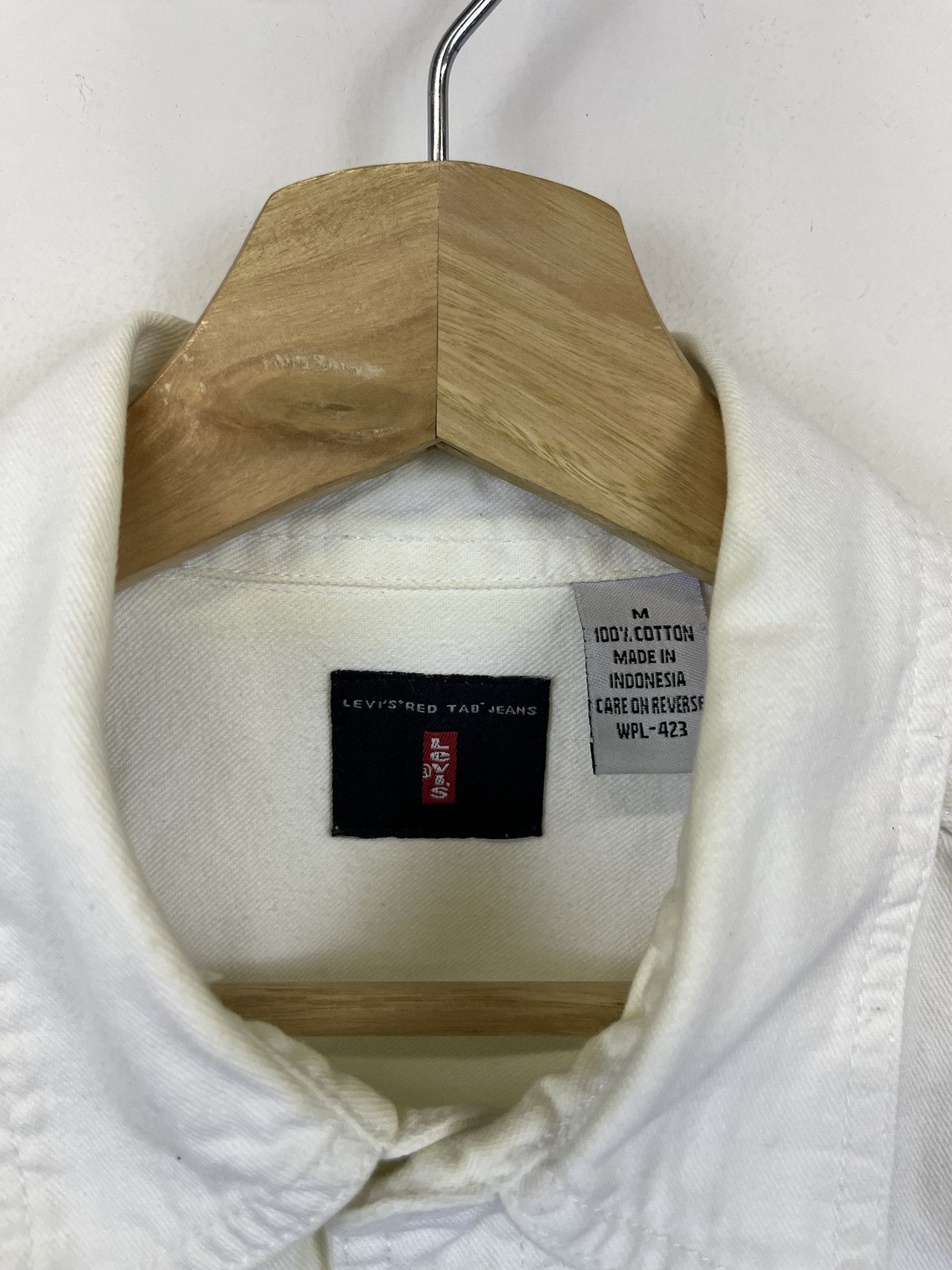 Other Y2K Levis Red Tab Label Denim Overshirt Size US M / EU 48-50 / 2 - 2 Thumbnail