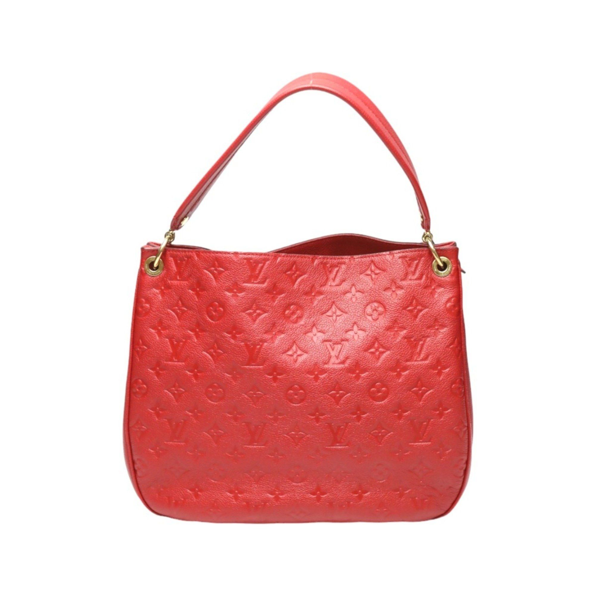 Louis Vuitton Louis Vuitton Handbag Monogram Empreinte Spontini M42820 Red LV Size ONE SIZE - 3 Thumbnail