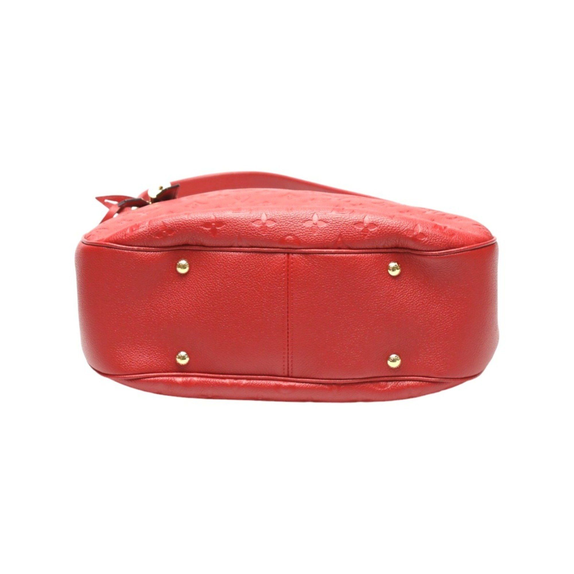 Louis Vuitton Louis Vuitton Handbag Monogram Empreinte Spontini M42820 Red LV Size ONE SIZE - 6 Thumbnail