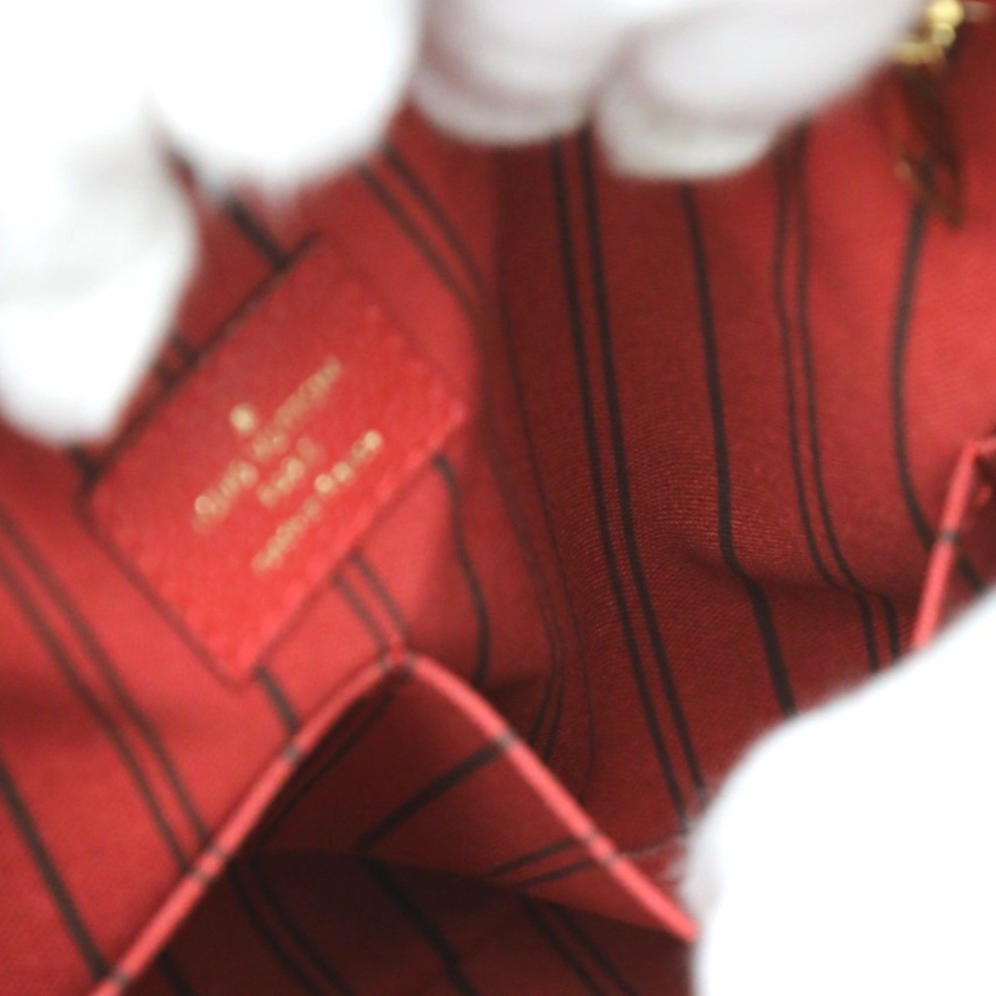 Louis Vuitton Louis Vuitton Handbag Monogram Empreinte Spontini M42820 Red LV Size ONE SIZE - 16 Thumbnail