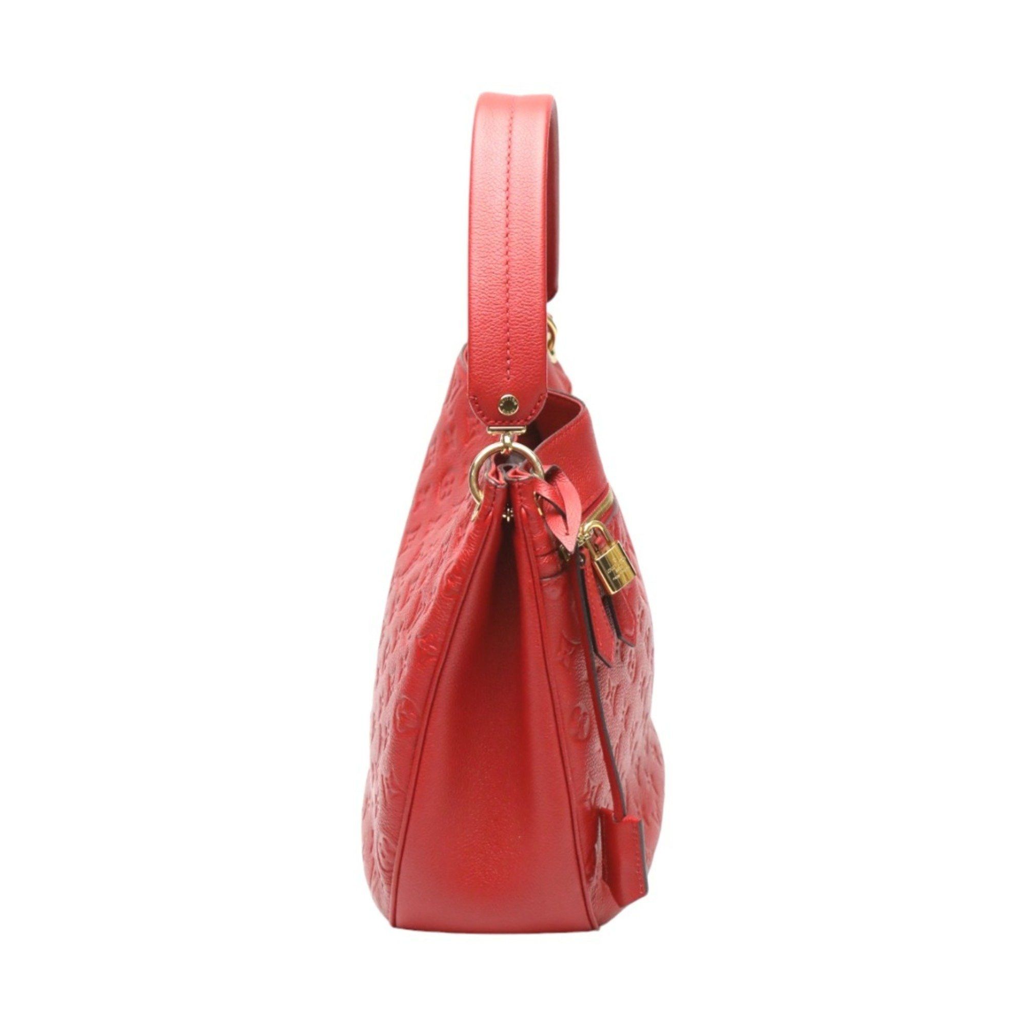 Louis Vuitton Louis Vuitton Handbag Monogram Empreinte Spontini M42820 Red LV Size ONE SIZE - 4 Thumbnail