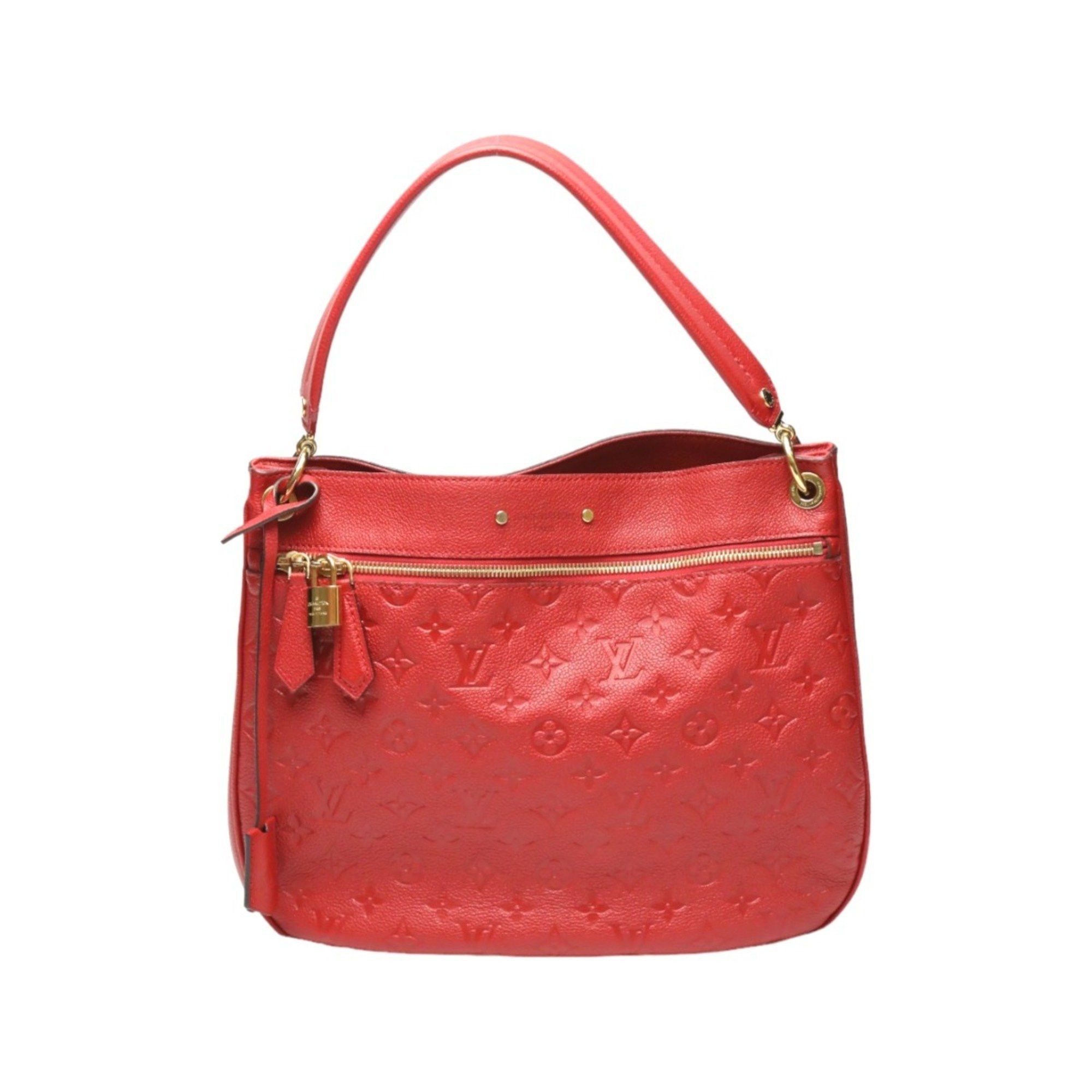 Louis Vuitton Louis Vuitton Handbag Monogram Empreinte Spontini M42820 Red LV Size ONE SIZE - 2 Thumbnail