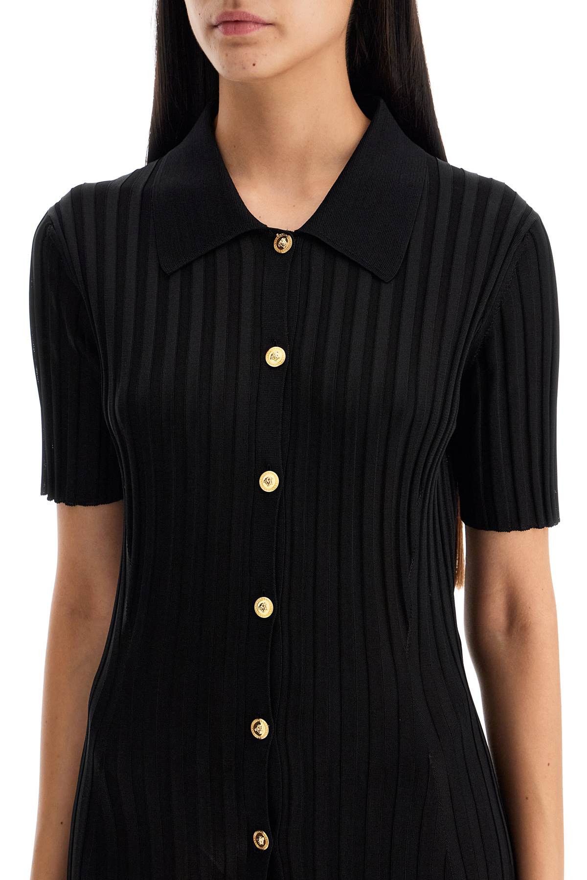 Versace VERSACE Knitted Blouse Shirt Size S / US 4 / IT 40 - 4 Thumbnail