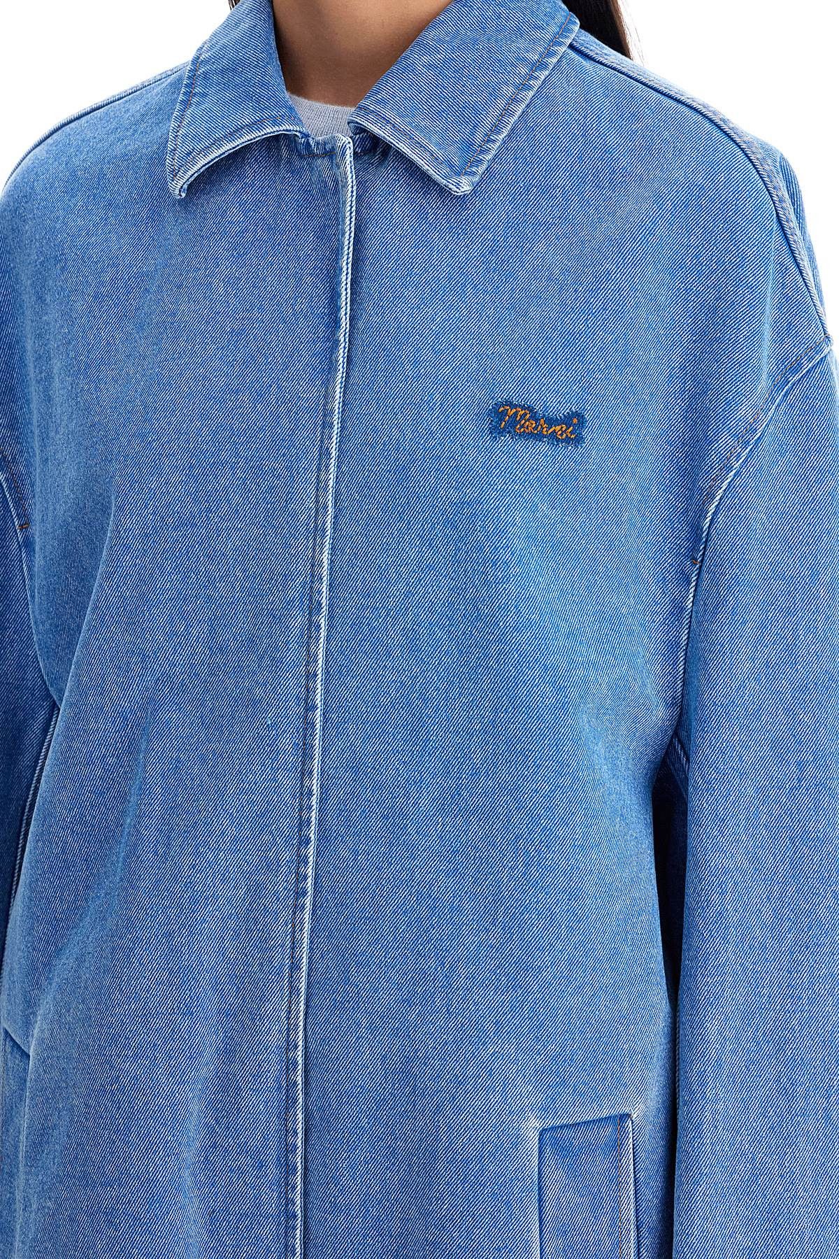 Marni MARNI 'Oversized Organic Denim Jacket Size XS / US 0-2 / IT 36-38 - 4 Thumbnail