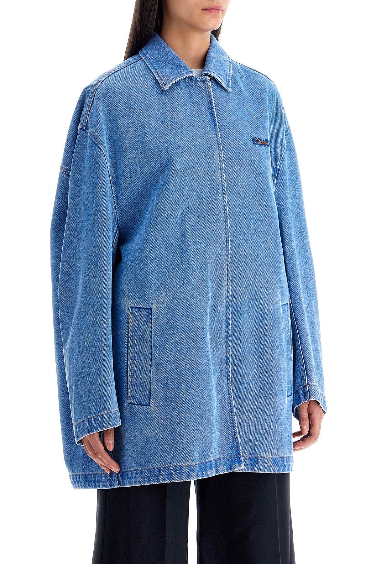 Marni MARNI 'Oversized Organic Denim Jacket Size XS / US 0-2 / IT 36-38 - 2 Thumbnail