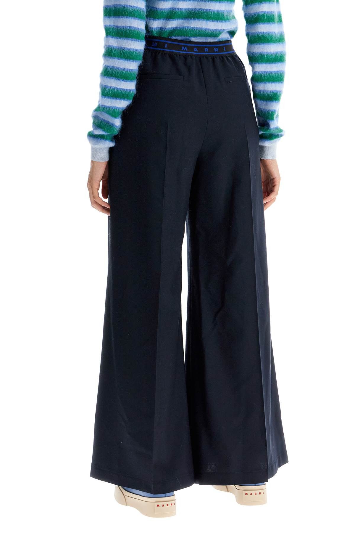Marni MARNI Tropical Wool Palazzo Pants For Size 27" / US 4 / IT 40 - 3 Thumbnail