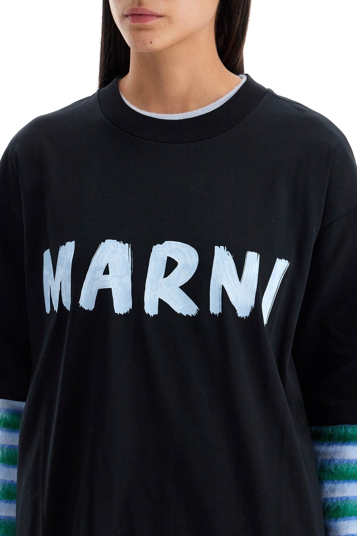 Marni MARNI Oversized Logo T Size S / US 4 / IT 40 - 4 Thumbnail