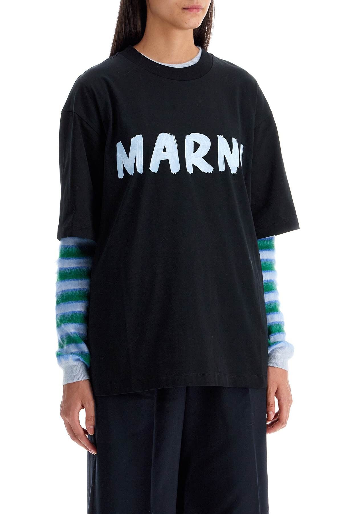 Marni MARNI Oversized Logo T Size S / US 4 / IT 40 - 2 Thumbnail