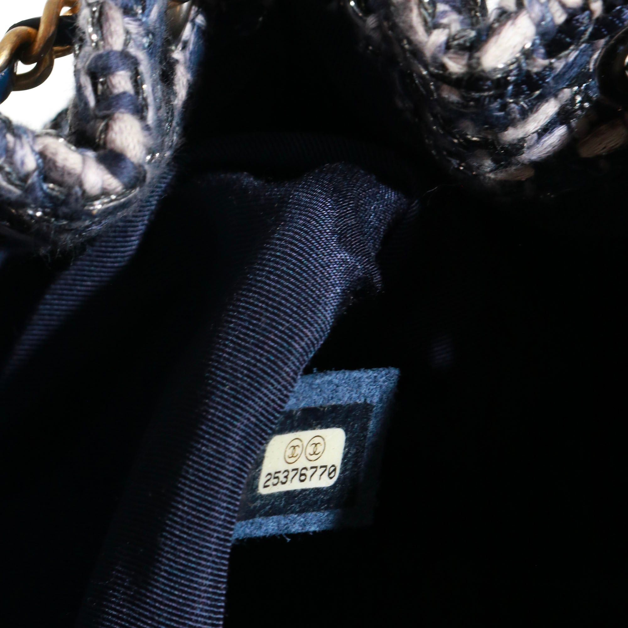 Chanel CHANEL - Gabrielle Chanel backpack in navy blue tweed Size ONE SIZE - 10 Thumbnail