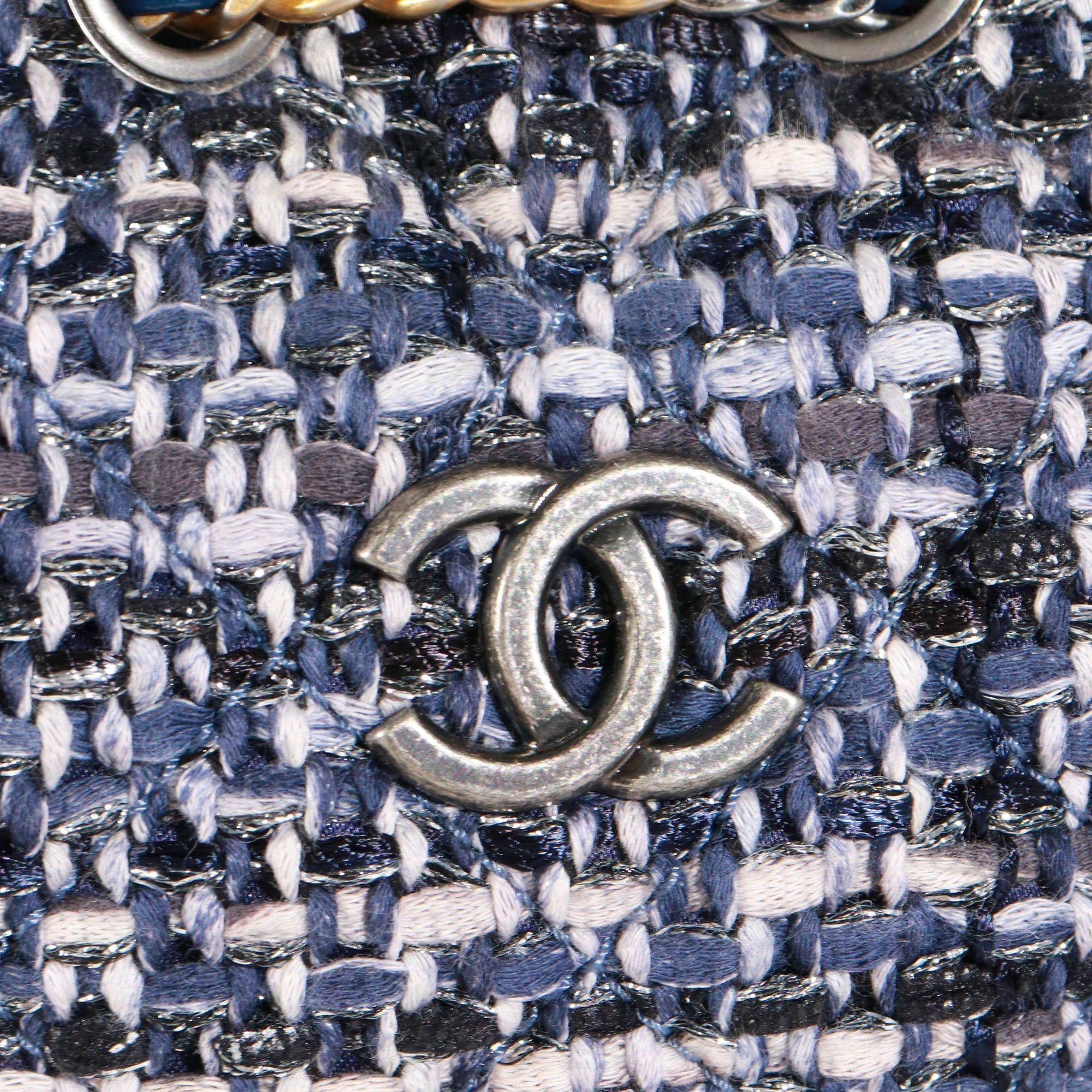 Chanel CHANEL - Gabrielle Chanel backpack in navy blue tweed Size ONE SIZE - 5 Thumbnail