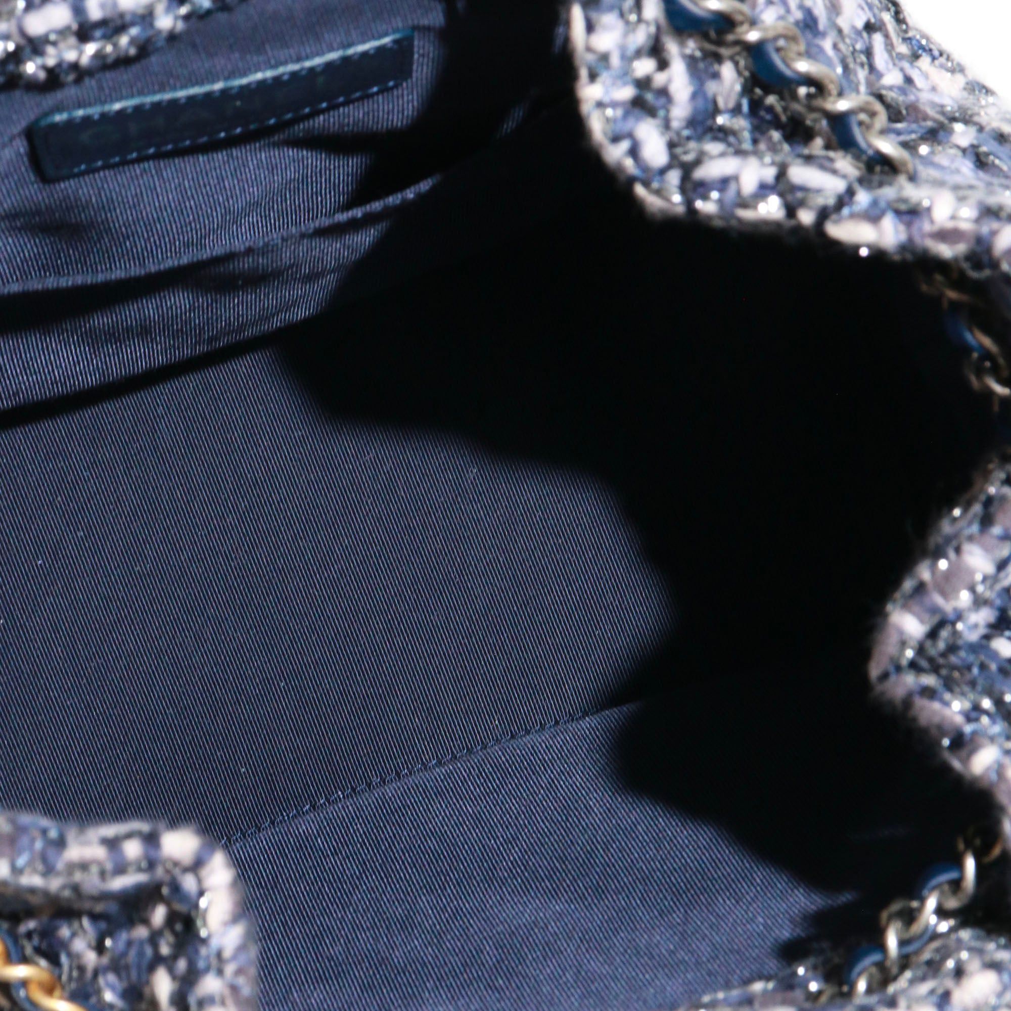 Chanel CHANEL - Gabrielle Chanel backpack in navy blue tweed Size ONE SIZE - 11 Thumbnail