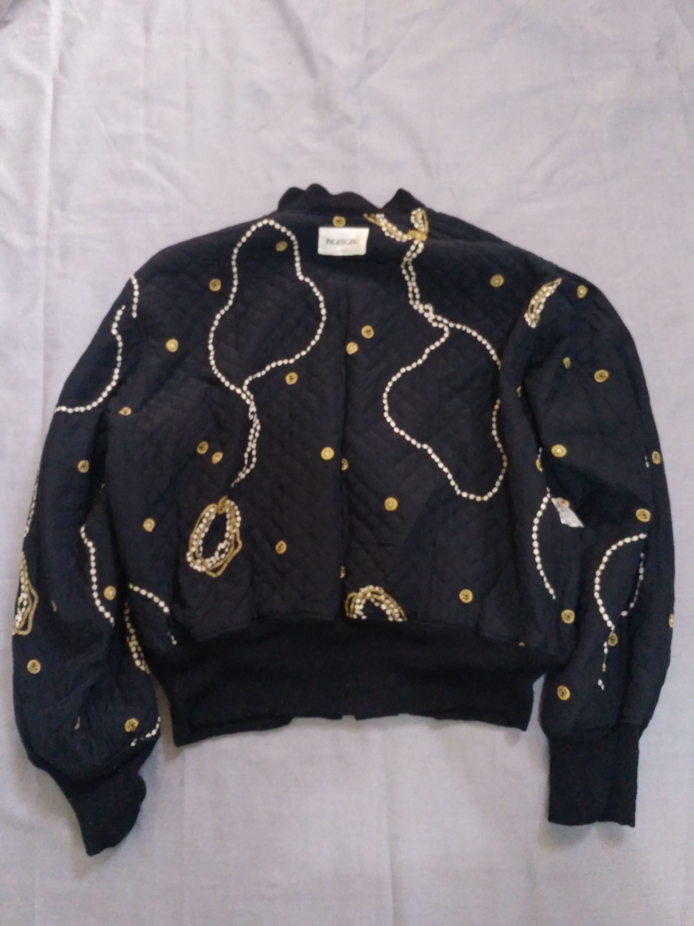 Japanese Brand × Vintage Vintage Ingeborg MA-1 bomber baroque jacket reversible Size US M / EU 48-50 / 2 - 10 Thumbnail