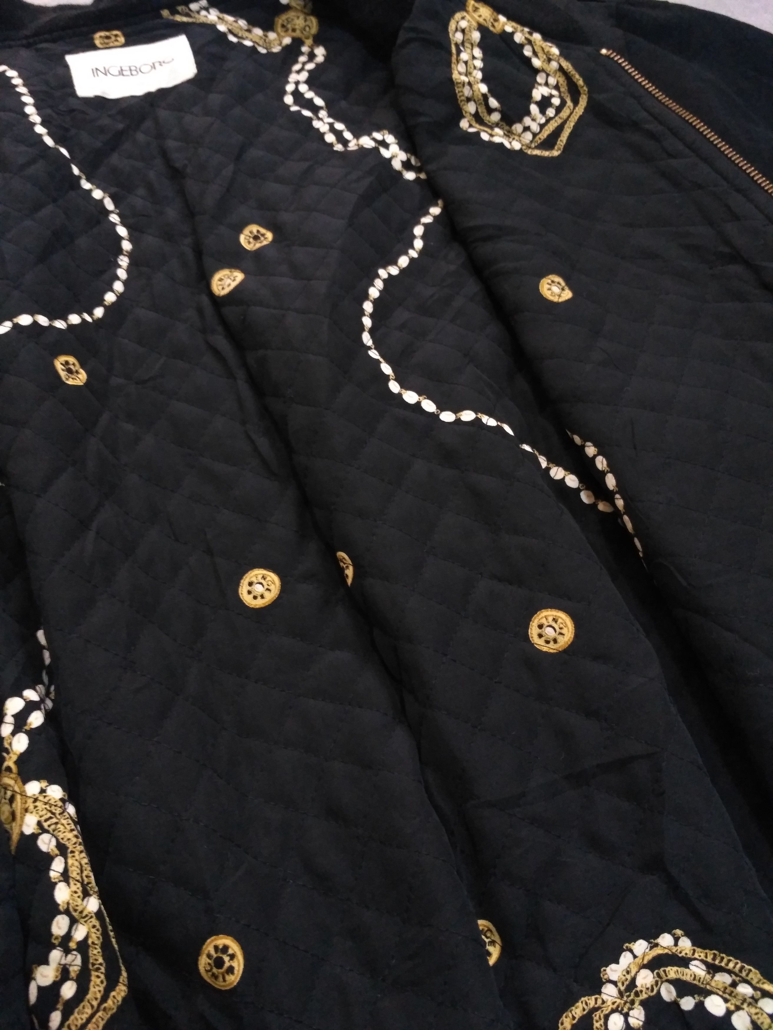 Japanese Brand × Vintage Vintage Ingeborg MA-1 bomber baroque jacket reversible Size US M / EU 48-50 / 2 - 5 Thumbnail