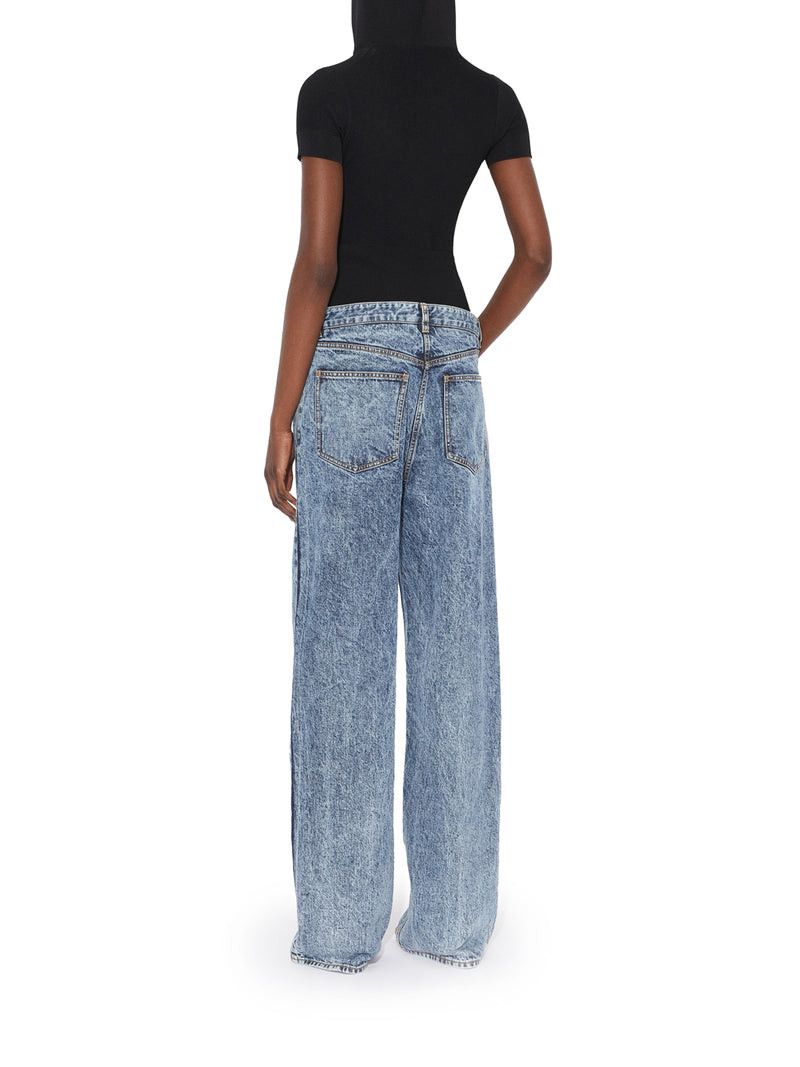 Alaia SNOW DENIM JEANS WITH KNIT BAND Size 26" / US 2 / IT 38 - 4 Thumbnail
